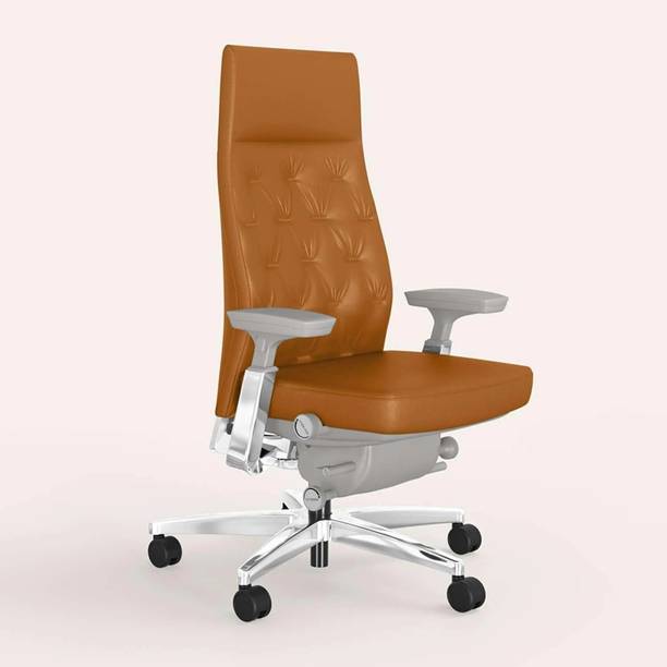 Godrej Interio Posture Perfect Leather Office Adjustable Arm Chair