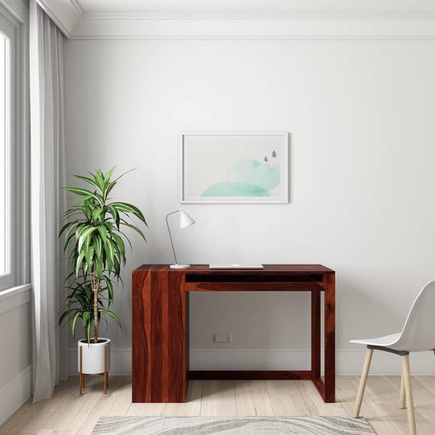 Rajgharana Pure Sheesham Wooden Writing Study Desk Computer Laptop Table For Home & Office Solid Wood Study Table