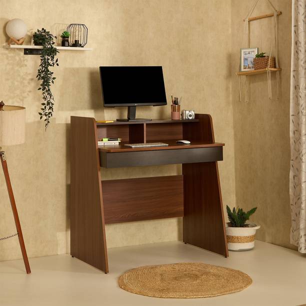 GREEN SOUL Ripple Table with Moniter Riser| IS-3087 Certified| Storage Drawer & Wide Legs| Engineered Wood Study Table