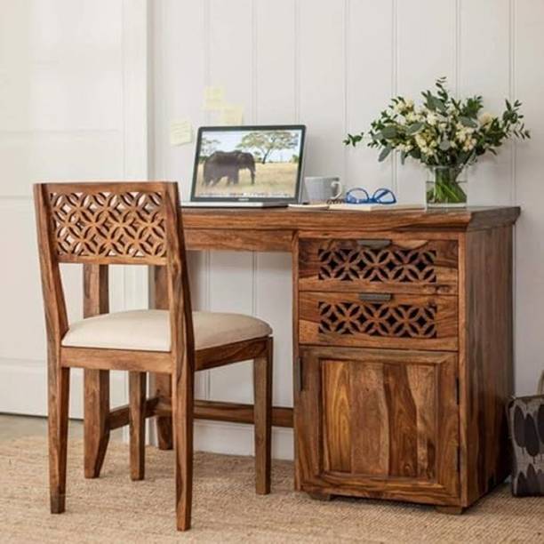 vishwakarma arts Solid Wood Office Table