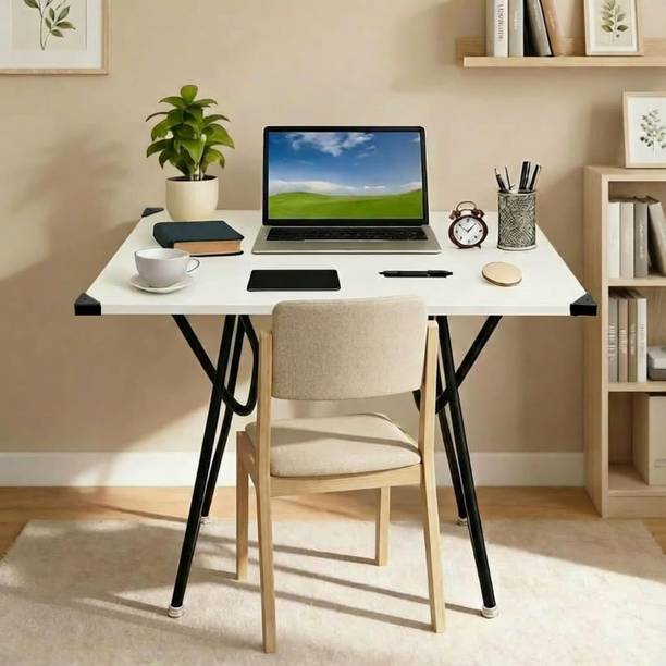 Mighty Home Multi Purpose Space Saver, Portable & Foldable Wooden /Desk for Home & Office Engineered Wood Study Table