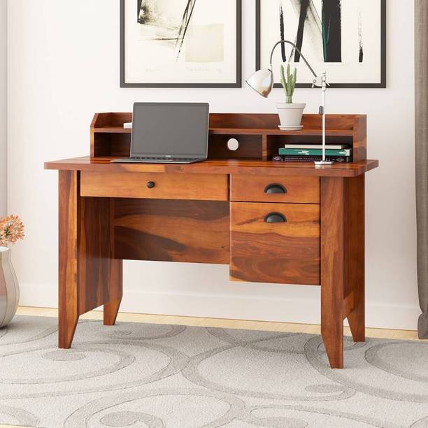 Cherry Wood Rosewood (Sheesham) Solid Wood Study Table