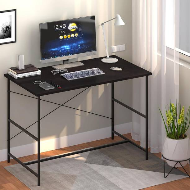 Callas Modern Black Computer Desk | Laptop Table | Study Desk | Small Desk for Home | Engineered Wood Multipurpose Table
