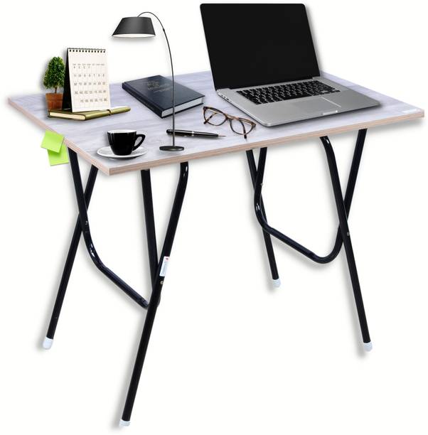 EuroQon Smart Foldable Space Saver Laptop, Dining & Study Engineered Wood Office Table