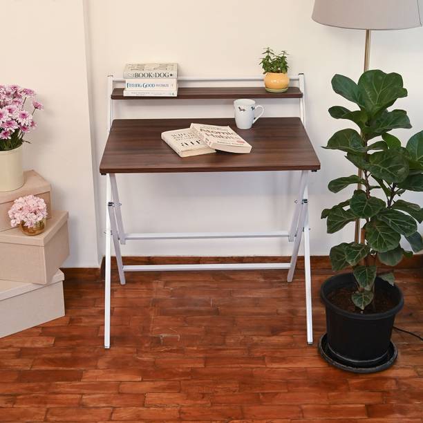 Faburaa Venus 30x21 Foldable Table for Home and Office, Computer & Laptop, Study Desk Engineered Wood Study Table