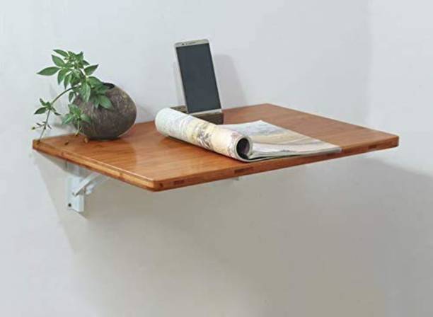 Indian Decor 95150 Wall-Mounted Folding Work from Home Desk/Computer Desk/Work Engineered Wood Multipurpose Table