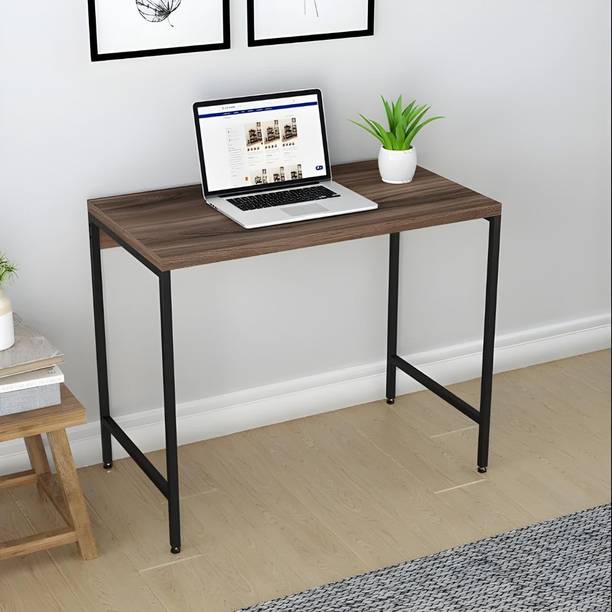 Palarial UrbanEdge Metal Frame Office & Study Table Minimalist Engineered Wood Study Table