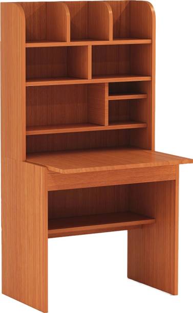 Furniva Dune Minimalist Scandinavian-Inspired Storage Shelves Engineered Wood Study Table
