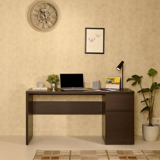 GREEN SOUL Venue Pro 5ft Study & Office Desk – IS3087 Certified with Drawer & Cabinet Engineered Wood Study Table