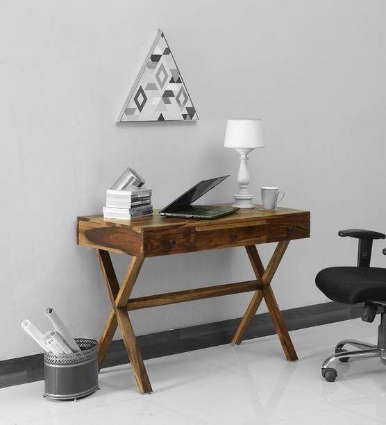 DEMIWALL Solid Wood Study Table