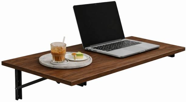 Flipkart Perfect Homes Wall Mounted Folding Study Table | Space Saving Foldable Laptop 40*80cm Engineered Wood Multipurpose Table