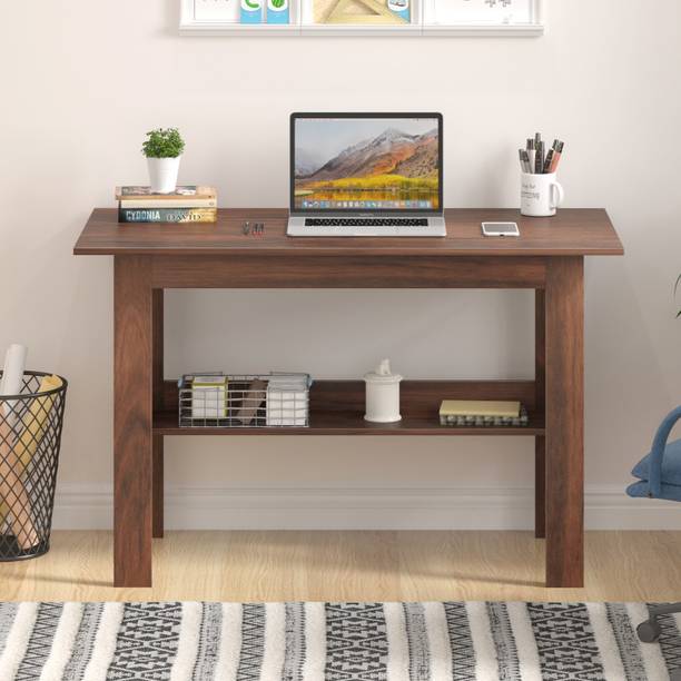BLUEWUD Efflino Small Computer Laptop Table for Home or Office, WFH Desk Engineered Wood Study Table
