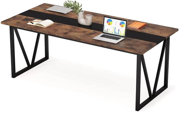 krayog krayog Wood Computer Table, Home Office Desk, & for Students (180X80X75) CM Engineered Wood Multipurpose Table