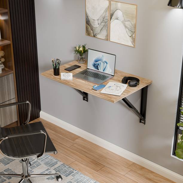Floresta Wud Engineer Wood Study Table| Wall Table|Foldable Table| Dinner Table|Laptop Table| Solid Wood Multipurpose Table