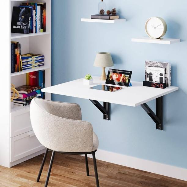 HOMIBOSS Nano wall mounted table for study, computer, office, space saving 60 x 80 cm Engineered Wood Multipurpose Table