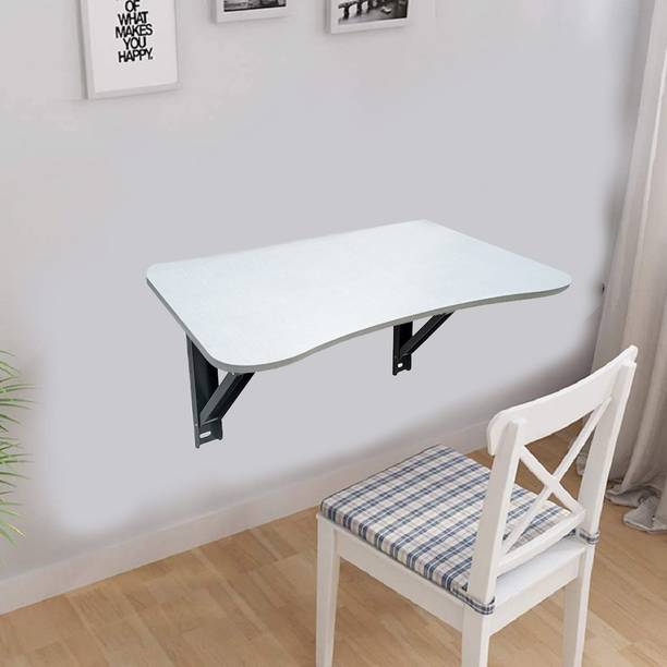 URBANE CHIC Folding Study & Home Solid Plain Table (60 X 40 CM) Pre-assembled Engineered Wood Office Table