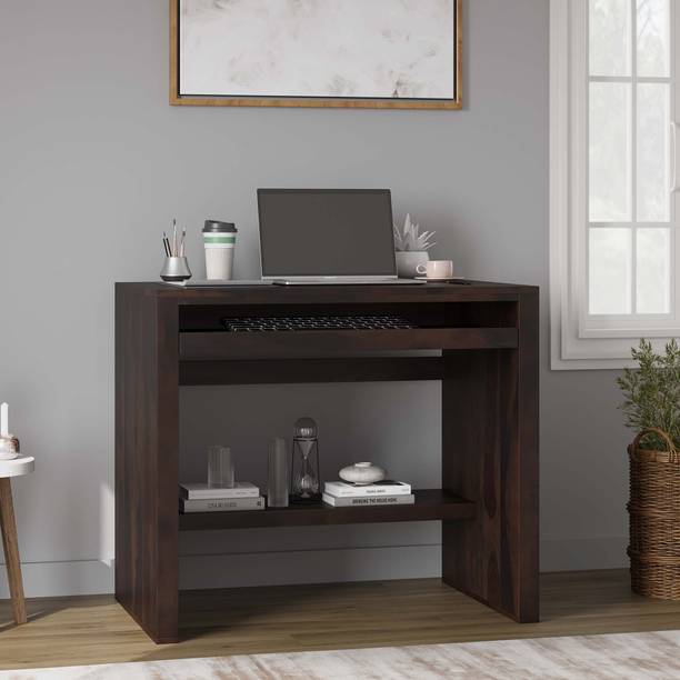 Allie Wood Rosewood (Sheesham) Solid Wood Study Table