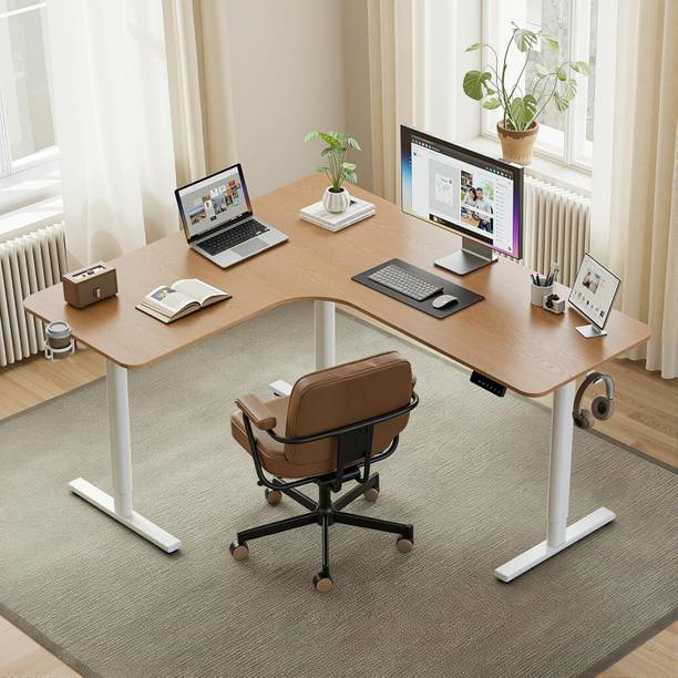 Artikel Ergonomic L-Shaped Electric Desk for Office & Home | 100 Kg Load | 160×140×60 cm Engineered Wood Office Table