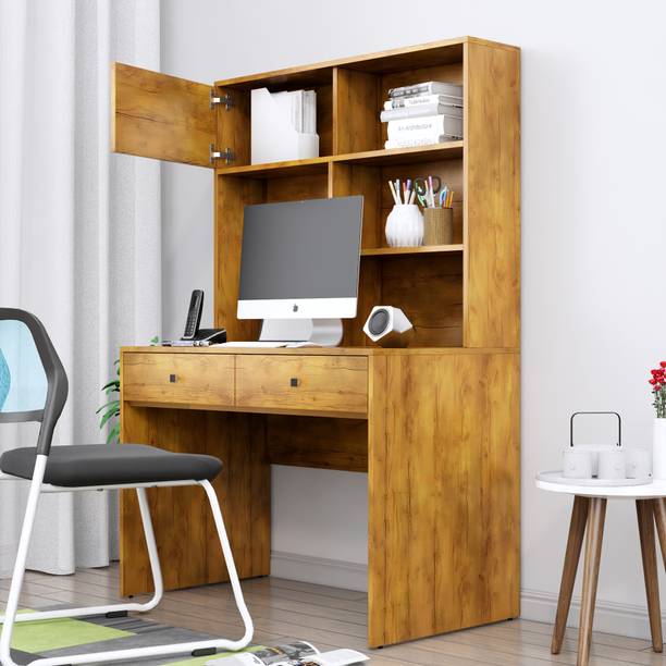 Hexa Red Study Table for Adults, Computer Table, Study Table for Students, Office Table Engineered Wood Study Table