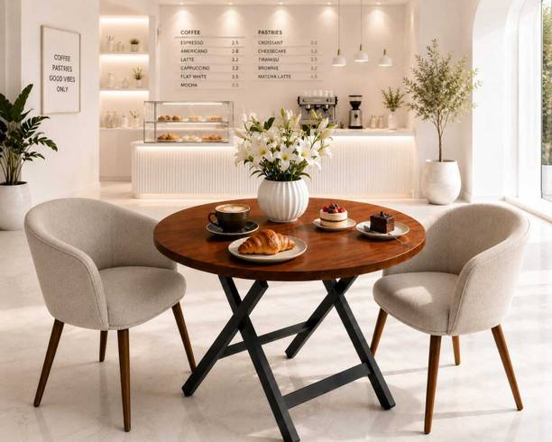 City of Akasha Foldable Wooden Table, Multipurpose Desk, Engineered Wood for Home, Dining Engineered Wood Multipurpose Table