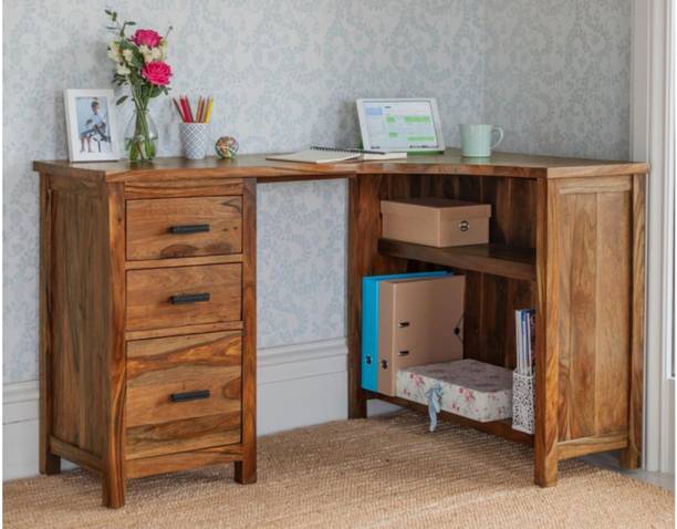 WOODSTAGE Solid Wood Study Table