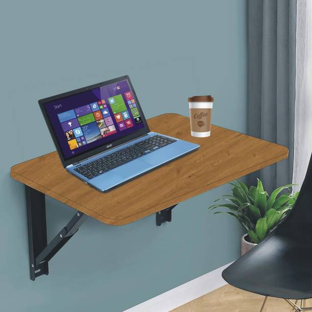 lukzer Multipurpose Wall Mounted Table,Folding Study Table Engineered Wood Study Table