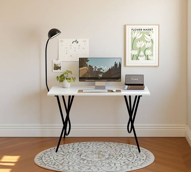 HOMIBOSS Computer foldable table for Home, study, office, laptop ( Size - 90 x 60 CM ) Engineered Wood Multipurpose Table