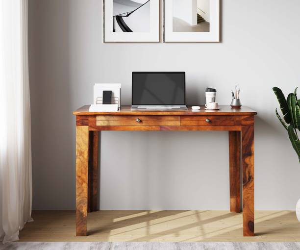 Allie Wood Rosewood (Sheesham) Solid Wood Study Table