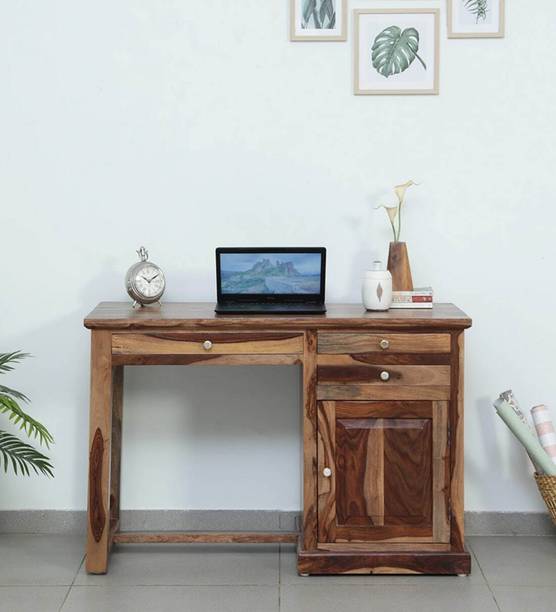 Cherry Wood Polis Sheesham ( Rosewood) 4 Drawer Solid Wood Study Table