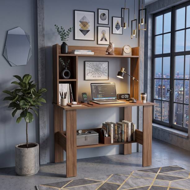 Meste Meste Elevate Oak Brown Engineered Wood Study Table