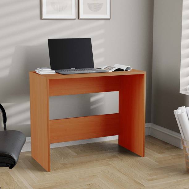 Home Full Denny Study Table Cherry Color Engineered Wood Study Table