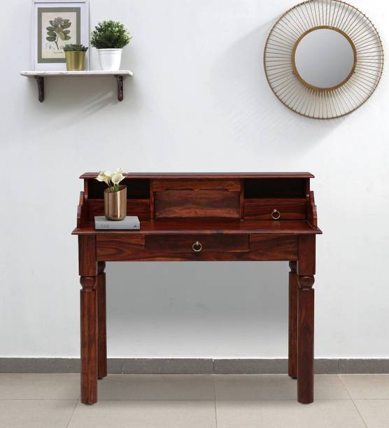 Mudramark From Pepperfry Amigo Sheesham Wood Writing/Study Table/Computer Table For Home Solid Wood Study Table