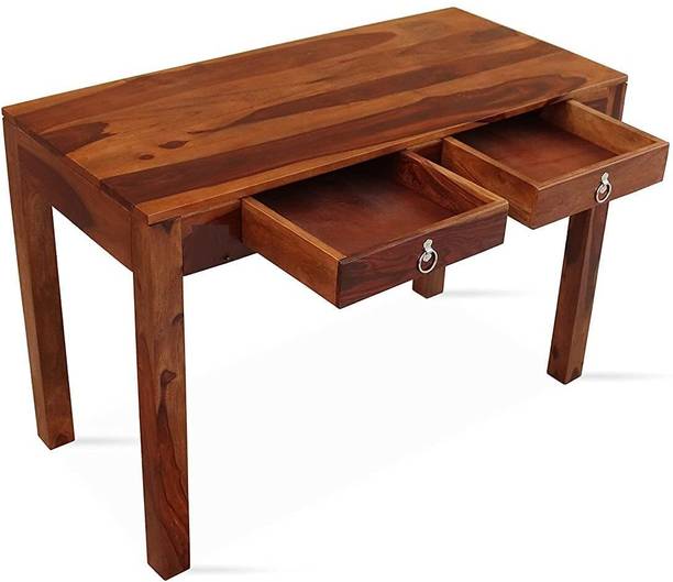 Shopsidex sheesham Study Table Wood Reading Writing Study Table Computer Work Station Desk Solid Wood Office Table