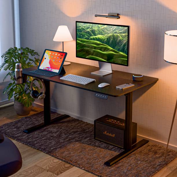 GREEN SOUL Imperium Multi-Purpose Electric Height Adjustable Study Table | Engineered Wood Office Table