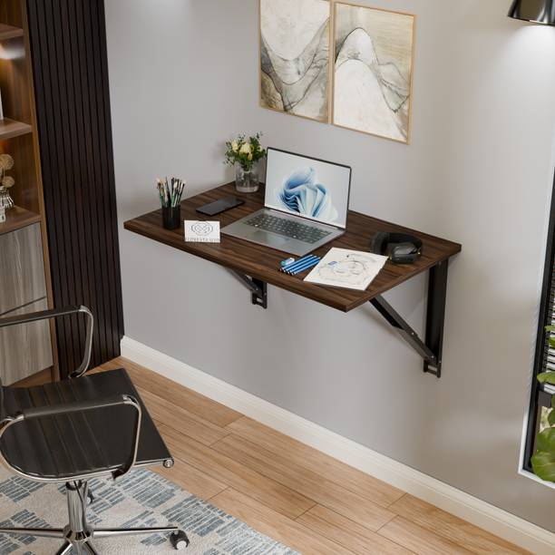 Floresta Wud Engineer Wood Study Table| Wall Table|Foldable Table| Dinner Table|Laptop Table| Solid Wood Multipurpose Table