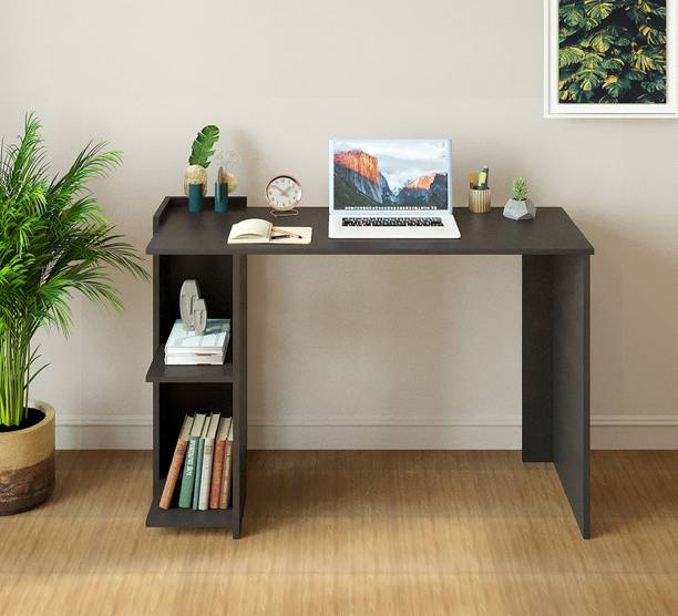 FURNEASER Lumia Computer Table with Shelf, Laptop Table, Engineered Wood Study Table