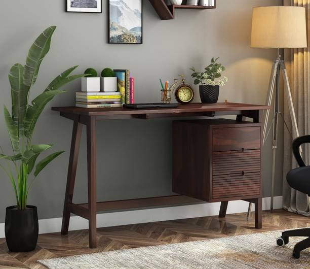 RaskWood Sheesham Wooden Writing Study Desk Computer Laptop Table For Home & Office Solid Wood Study Table