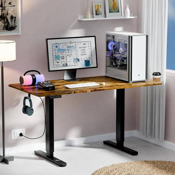 Artikel Eco Electric Height Adjustable Table Sit Stand Desk Home & Office Workspace Engineered Wood Multipurpose Table