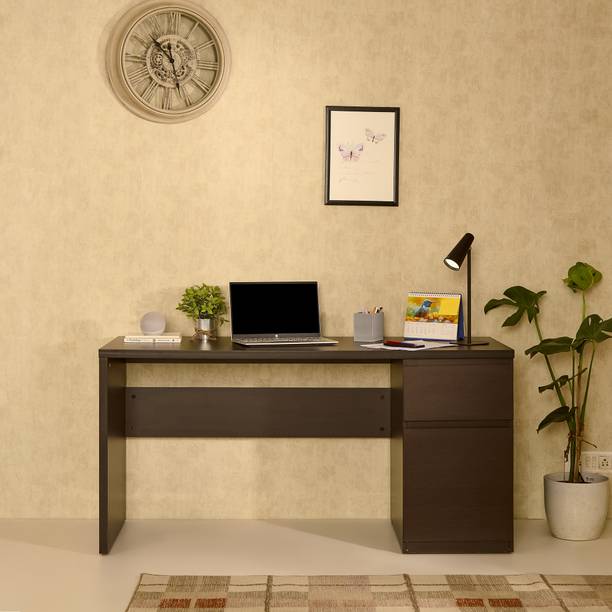 GREEN SOUL Venue Pro 5ft Study & Office Desk – IS3087 Certified with Drawer & Cabinet Engineered Wood Study Table