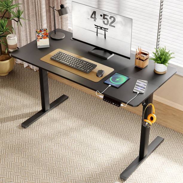 lukzer EST-003/UC Sit-Stand Ergonomic Table 600 X 1200 X 720 | Engineered Wood Office Table