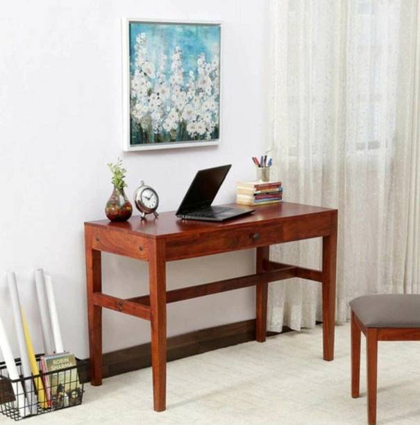 Wood Print Beautiful Study Table Solid Wood Study Table