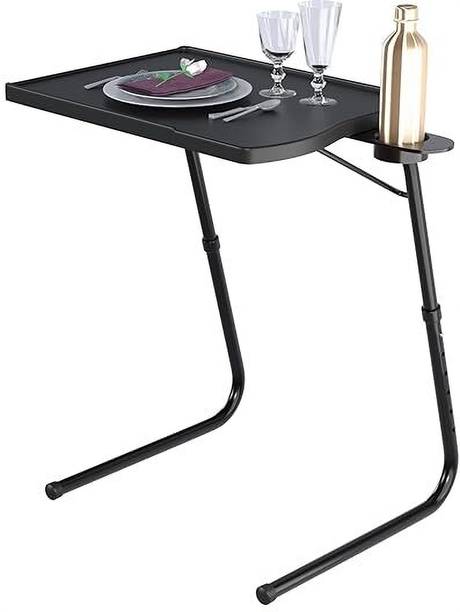 TABLE MAGIC Elevate - I Lapdesk Cum Coffee Table, Height Adjustable Laptop Table Engineered Wood Computer Desk