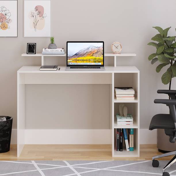 WOODWIDER Lucia WFH Computer Table & Gaming Desk, Engineered Wood Study Table