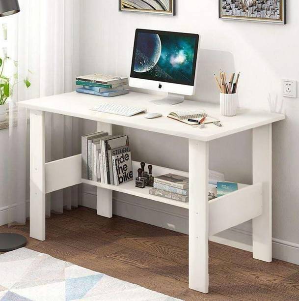 ANIKAA Renne Office Table | Writing Desk Engineered Wood Study Table