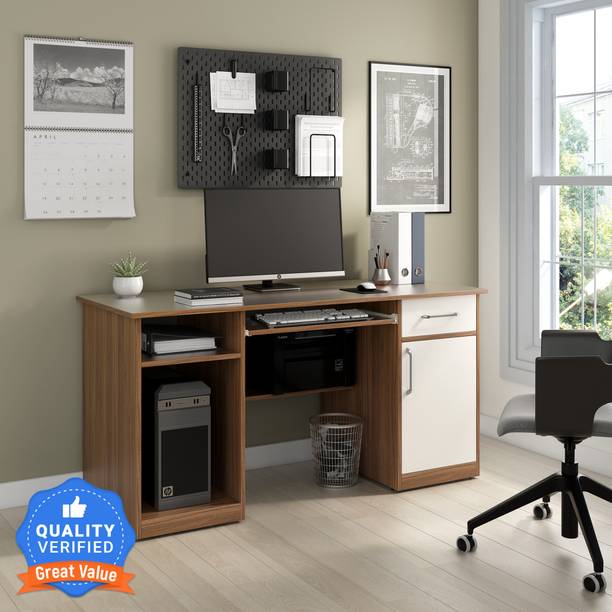 A GLOBIA CREATIONS Guide Stidy Table Engineered Wood Study Table