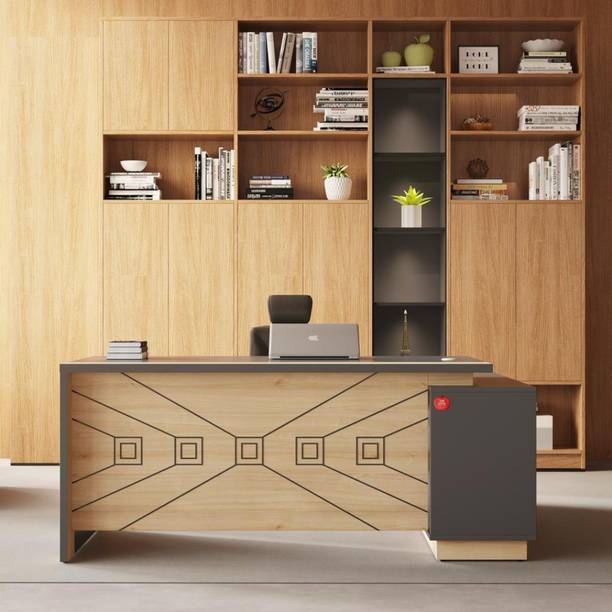 RED APPLE FURNITURE Engineered Wood Office Table