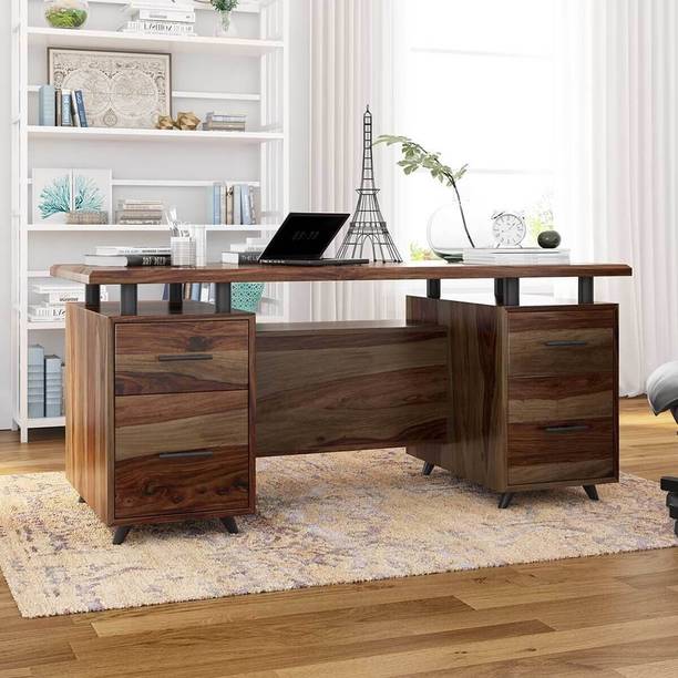 DEMIWALL Solid Wood Office Table/Study Table/Computer tableFor Student Solid Wood Study Table