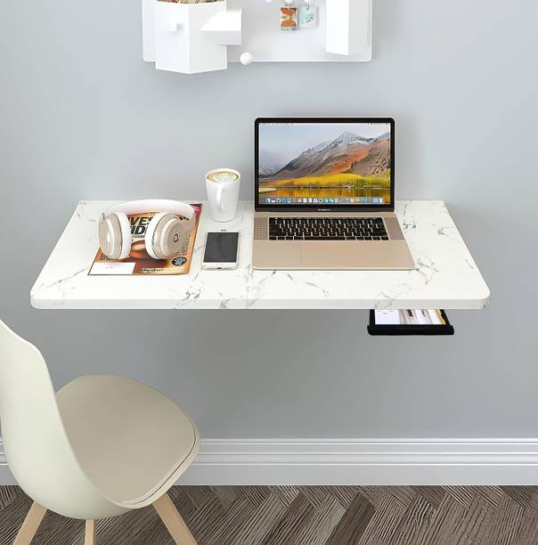 Torche Torche 16x 24 inches Wall Mounted Table Foldable | Wall Table | Foldable Solid Wood Study Table
