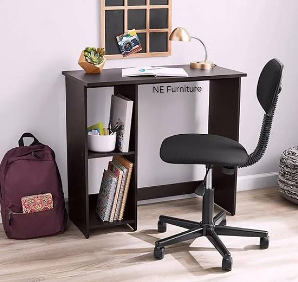 NE Furniture NE_2_Open_Desk_Brown Engineered Wood Study Table