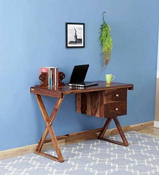 Wood Print Beautiful Study Table Solid Wood Study Table